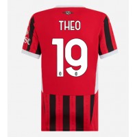 Koszulka piłkarska AC Milan Theo Hernandez #19 Strój Domowy dla kobiety 2024-25 tanio Krótki Rękaw